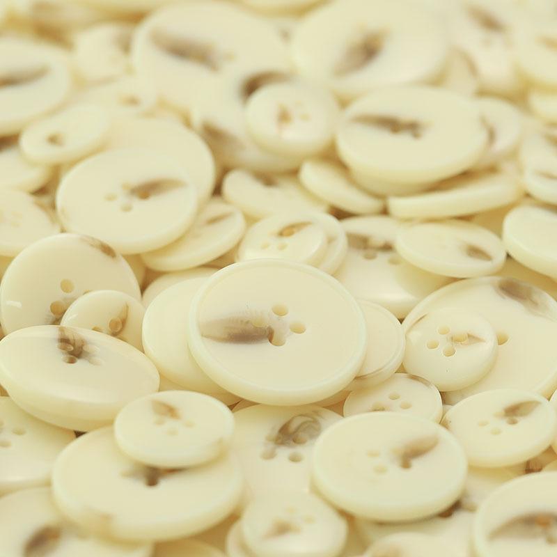 Four-Eye Resin Buckle Knitted Cardigan Cashmere Jacket Double-Sided Nylon Coat Buttons Men'S And Women'S Clothing Sweater Trench Coat Buttons