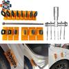 Новый инструмент для удаления вмятин без покраски с клеем, набор инструментов для удаления вмятин на автомобиле, оранжевый набор инструментов для удаления вмятин