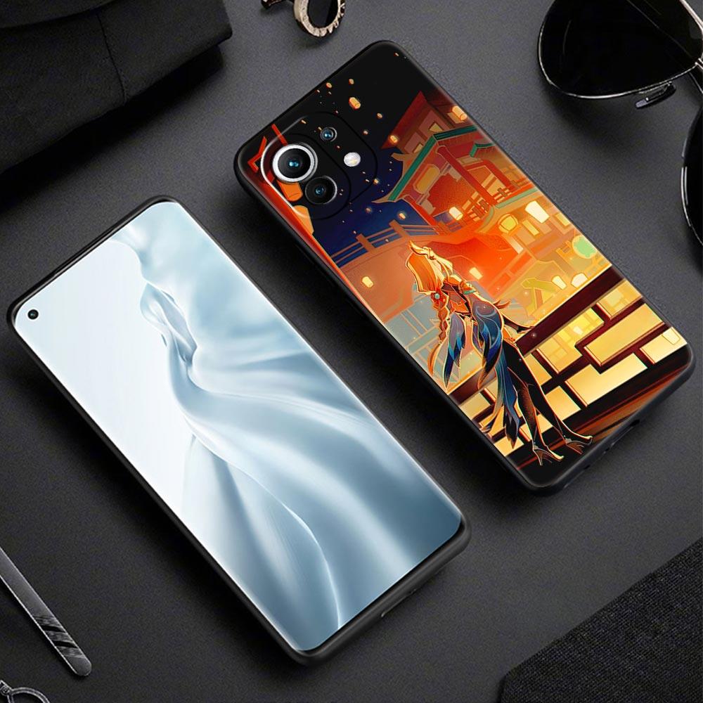 Чехол для телефона Xiaomi Mi 13 12T 10 12 Lite 11 Ultra 10T 11X 11T Pro 9T Genshin Impact Xiaomi Poco X3 NFC X4 F3 F4 M3 M4 5G