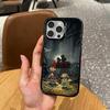 Чехол для телефона 'O-Над G-Садом W-Стеной Темная Сказка' для iPhone 17, 16, 15, 14, 13, 12, 11, Pro Max, Цветной, Посеребренная Внутренняя Крышка