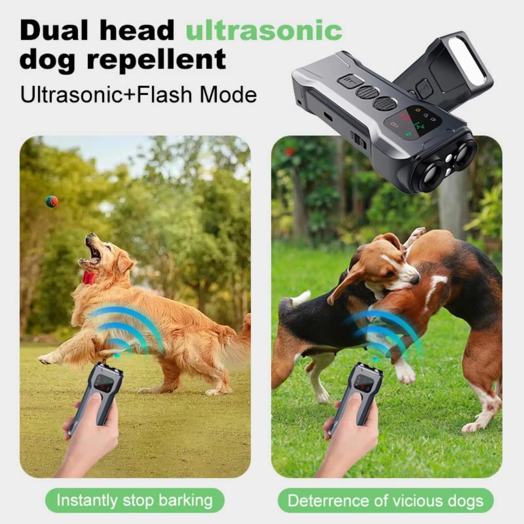 Dog Sonic Bark Deterrents Devices for Own or Neighbor's Dog, 3X Ultrasonic Anti Barking Device for Dogs Bark Deterrent Safe