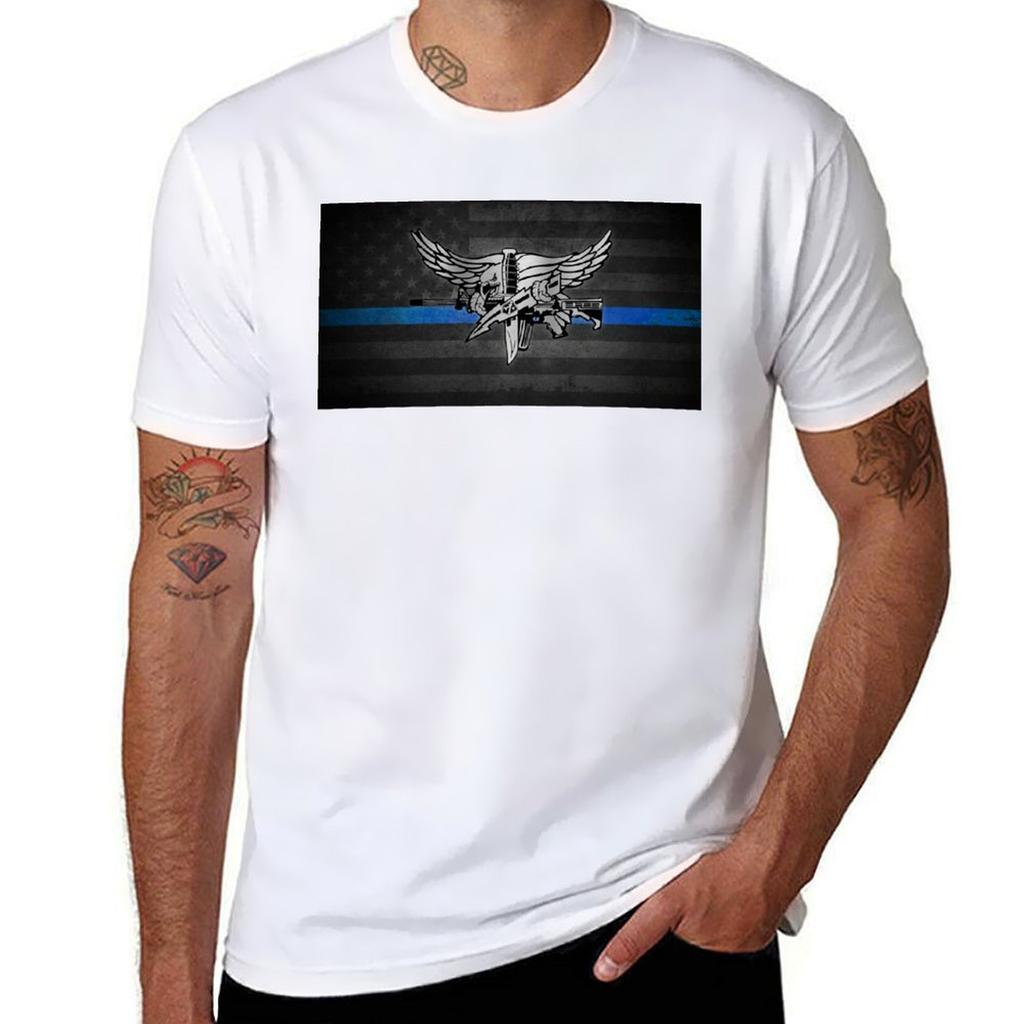 Swat American Flag Tshirt Minimal Art Print Tshirt