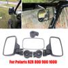 UTV Rearview Mirror Shockproof Side Mirror Accessories W/ 1.75"; 2"; Roll Cages for Can Am For Polaris RZR 800 900 1000 for