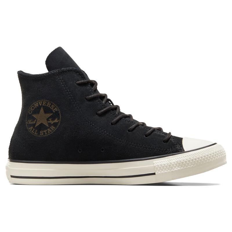 (WMNS) Converse Chuck Taylor All Star High 'Mono Suede - Black' Women's A04637C