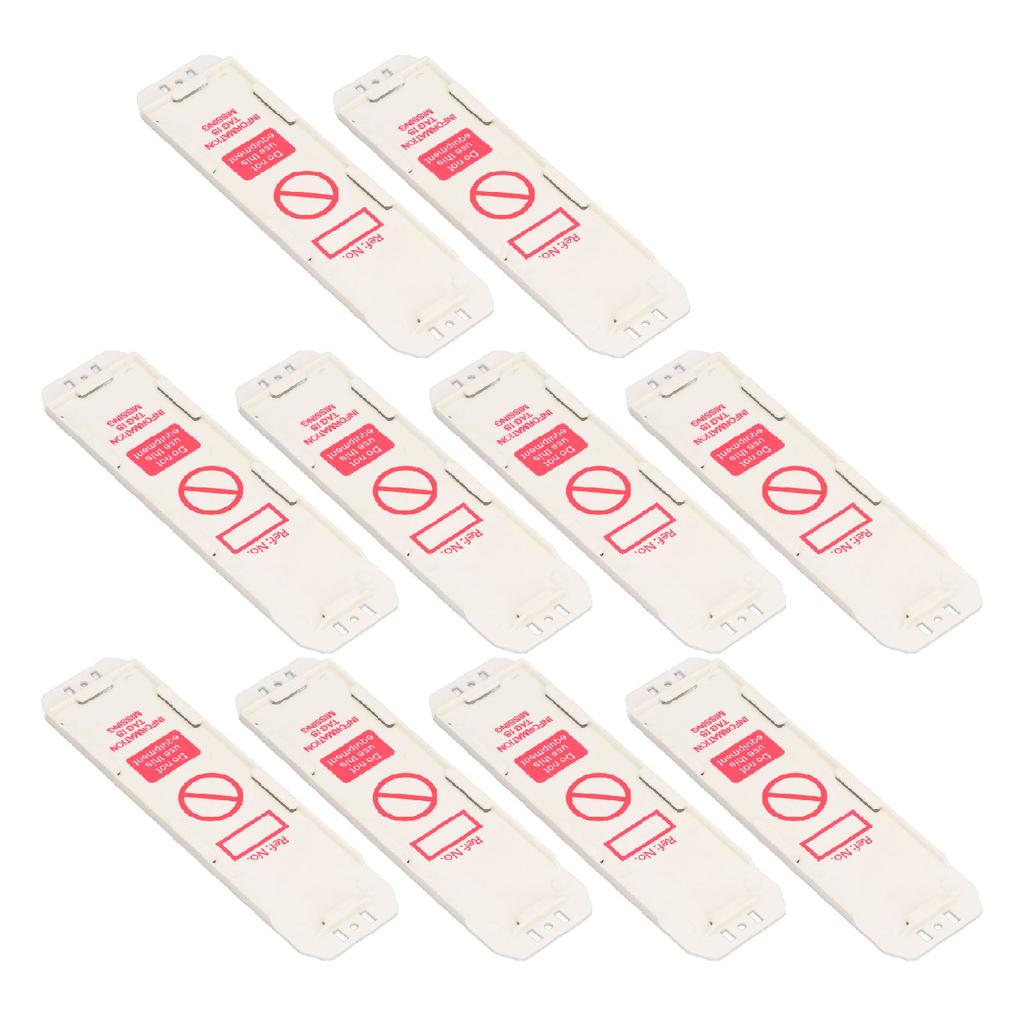 10 шт. пластиковый держатель статуса лесов для тегов проверки безопасности, не используйте держатели лесов