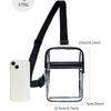Fashion Casual Women's Single Shoulder Chest Bag Waterproof Transparent PVC Large Capacity Crossbody Bag