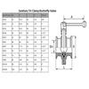 304 Sanitary Grade Quick-loading Butterfly Valve 316 Stainless Steel Clamp Valve Chuck Manual Buckle Disc Valve Clamp