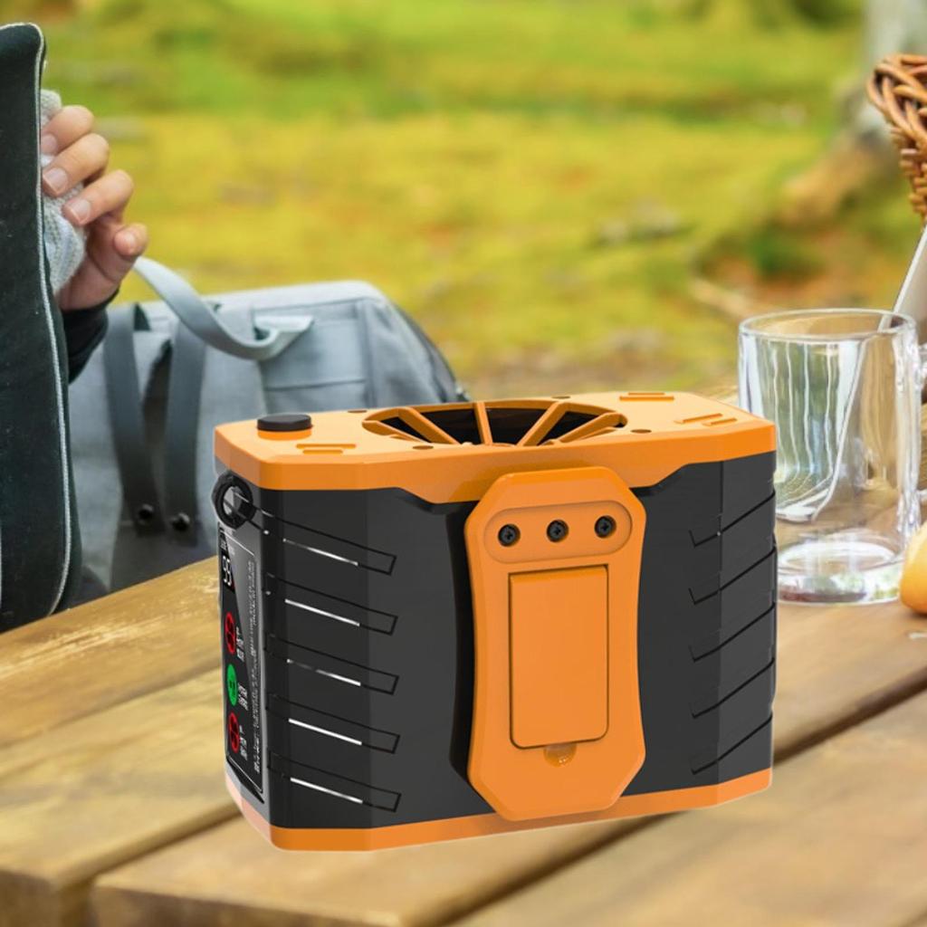 Mini Waist Clip Fan Mute Personal Fan for Hiking Fishing Construction Site