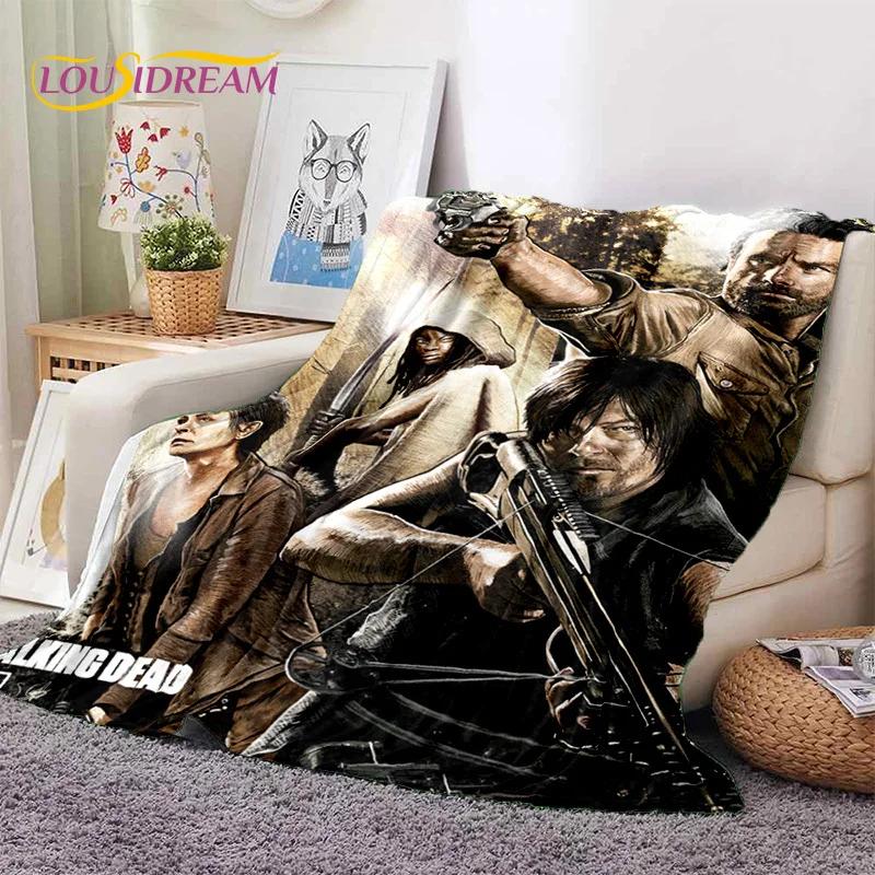 Ходячие мертвецы Линкольн TWD Мягкое фланелевое одеяло для кроватей Спальни Дивана Пикника, Плед для Накрытия на Улице Отдыха Дневного Сна Подарок