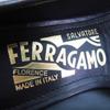Отличные туфли Salvatore Ferragamo Gancini стеганые на массивном каблуке черная кожа Б/у