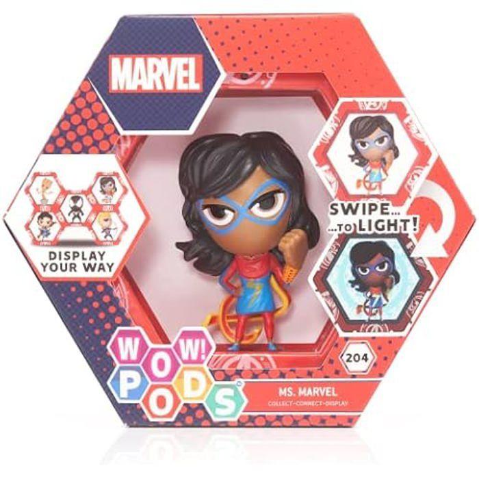 Figurine de collection - WOW! PODS - Ms Marvel - Lumineuse - 10,2 cm - Sous licence Marvel