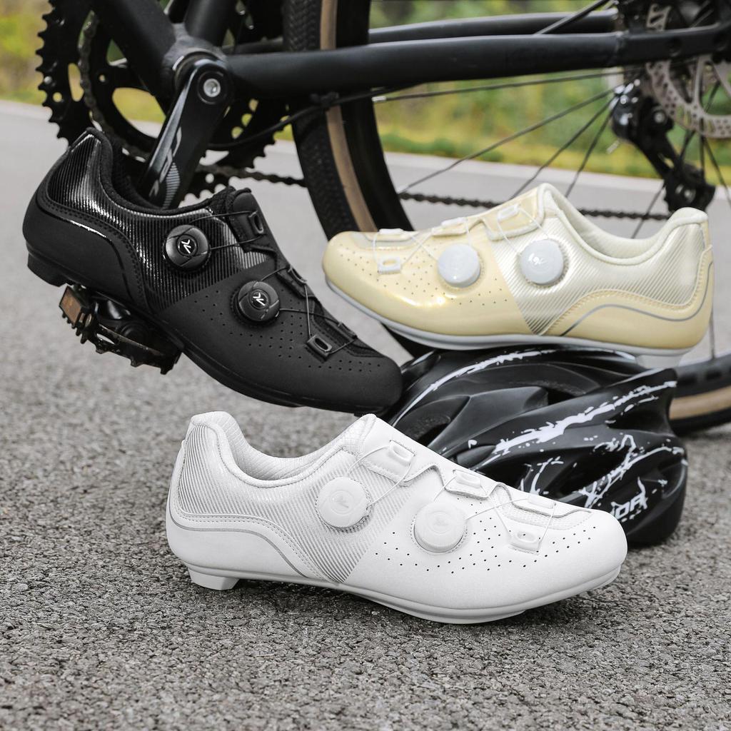 Cross-Border Plus-Size Lockless Cycling Shoes for Men & Women - Road & Mountain Bike Hard Sole
