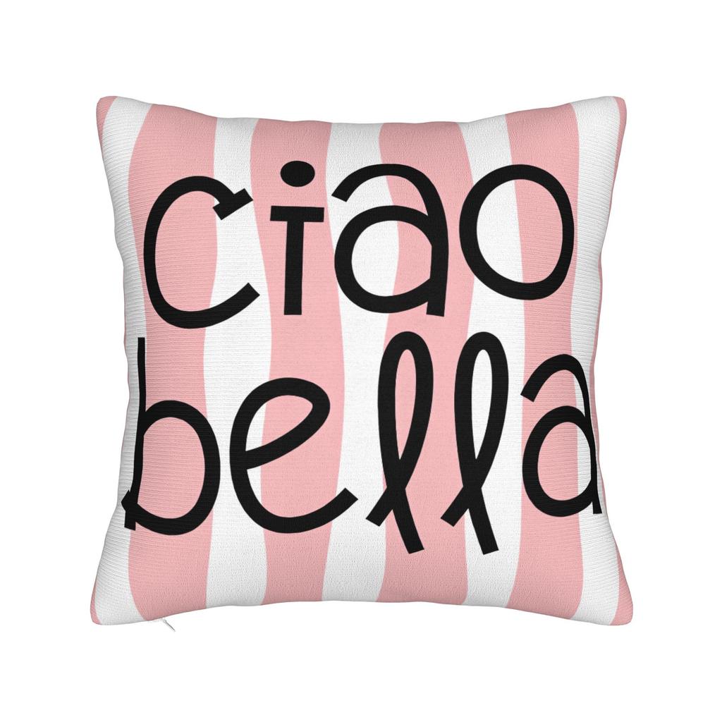 Ciao Bella Art Design Pillow Cover Soft Cushion Cover Novelty Pillow Case For Sofa Home Decoration