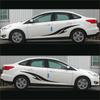 2 шт. Автомобильная наклейка Виниловая наклейка на боковые юбки Графическая наклейка для стайлинга автомобиля своими руками