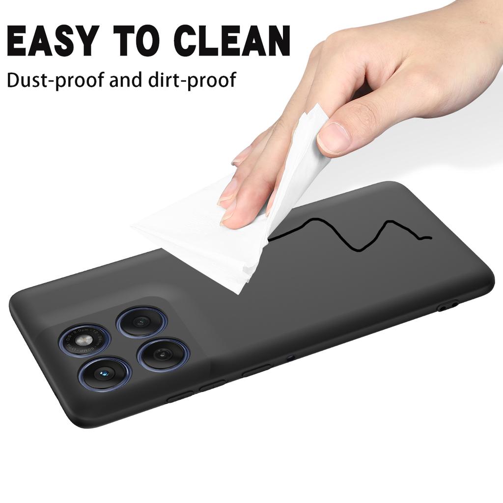 Для Motorola Edge 60 Pro 5G Чехол из жидкого силикона Задняя крышка телефона с ремешком на руку