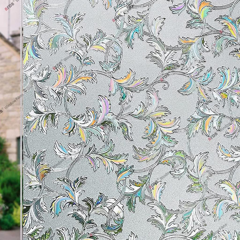 3D Радужная оконная пленка-хамелеон, украшение для дома, статическая липкая неклейкая наклейка на стекло, теплоизоляционные наклейки на стекло