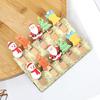10Pcs Christmas Wooden Clips Home Hanging Photo Wall Decoration DIY Handmade Crafts 2025 New Year Party Supply Navidad Kids Gift