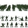 DFsucces Large Soldier Military Sand Scene Gifts for Boys and Christmas and Birthdays 100-Piece 3.5cm Figures, Models, Girls,
