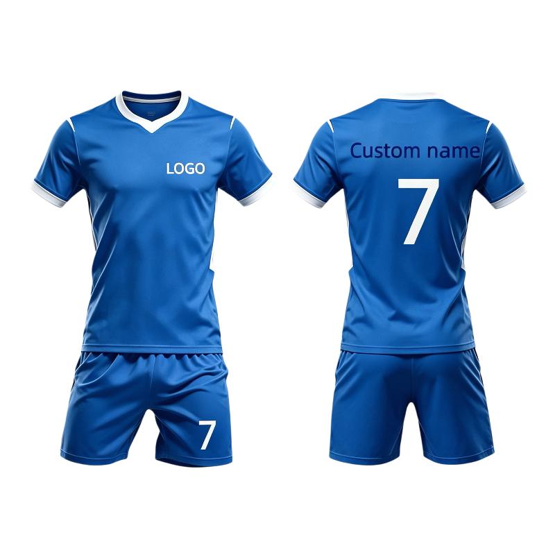 New Arrival Sublimation Printing National Inspired Custom Logo Breathable Short Sleeve Daily Training Outdoor Football Shirt