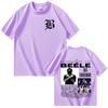 Rapper Beele Fashion New Album Tour Mens High Quality Short Sleeve Tshrits Harajuku Tees Streetwear Cozy Tshrits Gothic Clothes
