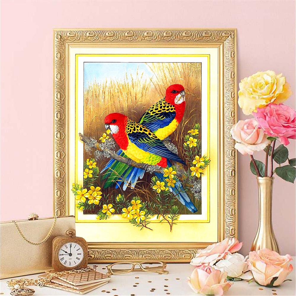DIY Diamond Painting 5D Bird Embroidery Animal Home Decoration Mosaic Handmade Gift