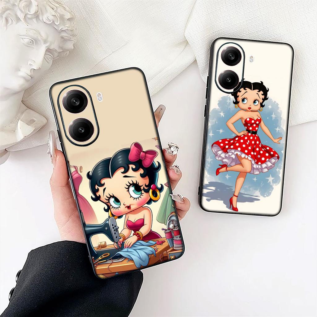 Чехол для телефона с комиксами B-Bettys Anime B-Boops для Xiaomi Poco C85 C65 C75 X7 X6 M6 M8 F7 F8 Ultra F6 Pro 4G 5G Защитный чехол