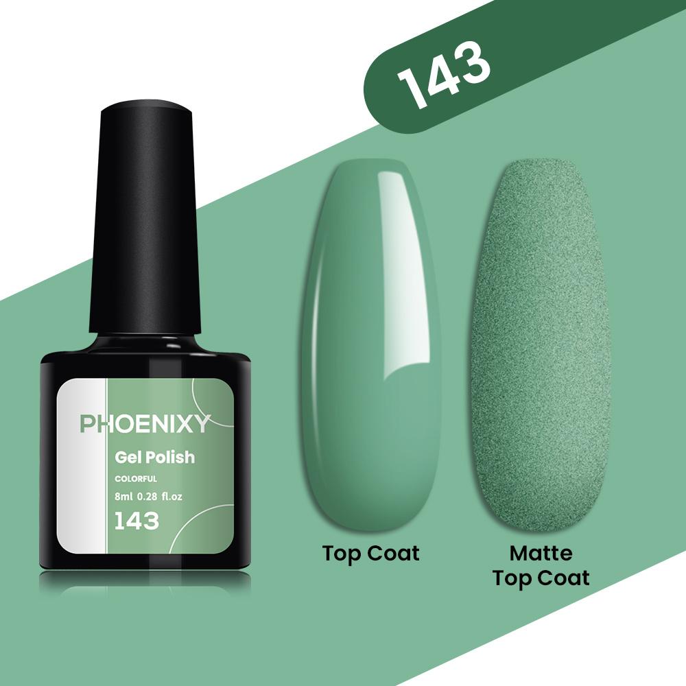 PHOENIXY 20 Colors Series Коллекция гелевых лаков для ногтей 8 мл Лак для ногтей Долговечный гель для ногтей Нужна верхняя основа