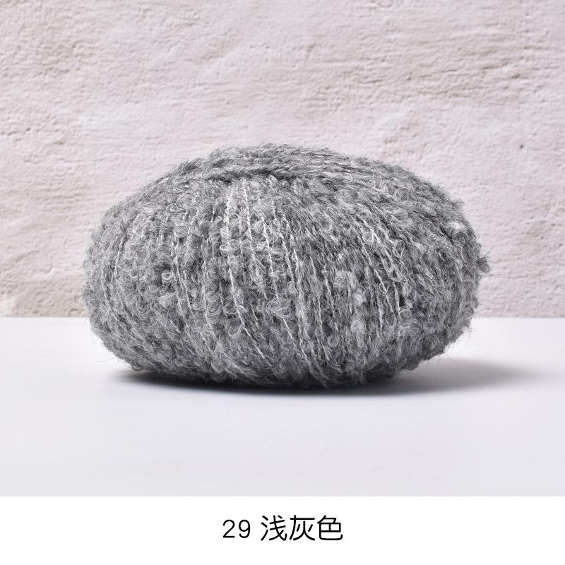 50 г/моток Смесовая пряжа-косичка Пряжа Teddy Мягкая Вязаная Крючком Крашеная Пряжа DIY Ручное Вязание Крючком Вязаный Свитер Шапка Кукла
