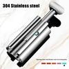 Stainless Steel Toothpaste Squeezer Compact Design Reusable Multifunctional Metal Toothpaste Tube Wringer Seat Holder Stand
