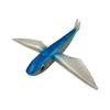 Ready Stock  Weiyu 21cm PVC Artificial Bait Flying Fish Soft Plastic Fishing Lures Teaser Saltwater & Freshwater Tackle.