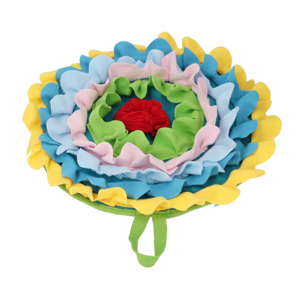 Rabbit Snuffle Mat Polyester Pet Foraging Enrichment Toy Activity Play Bed for Hamster