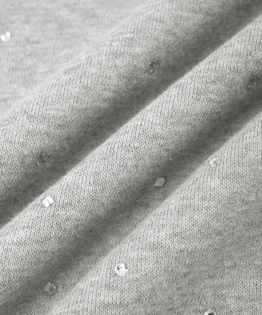 GRAILZ Crystal Baggy Sweat Pants [Gray]