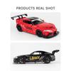 1/22 Diecast Alloy Model Car Miniature Toyota Supra Racing Metal Sportcar Metal Collected for Children Kids Gifts Hottoys Toy for Boys