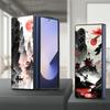 Чернильная Арт-печать Японский Пейзаж Горный Фон Чехол для Телефона для Samsung Galaxy ZFold4 ZFold6 ZFold7 ZFold5 Z Fold 7 6 5 4 3