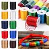 100M Silk Rope Solid Color Color Ropes New Braided Cord