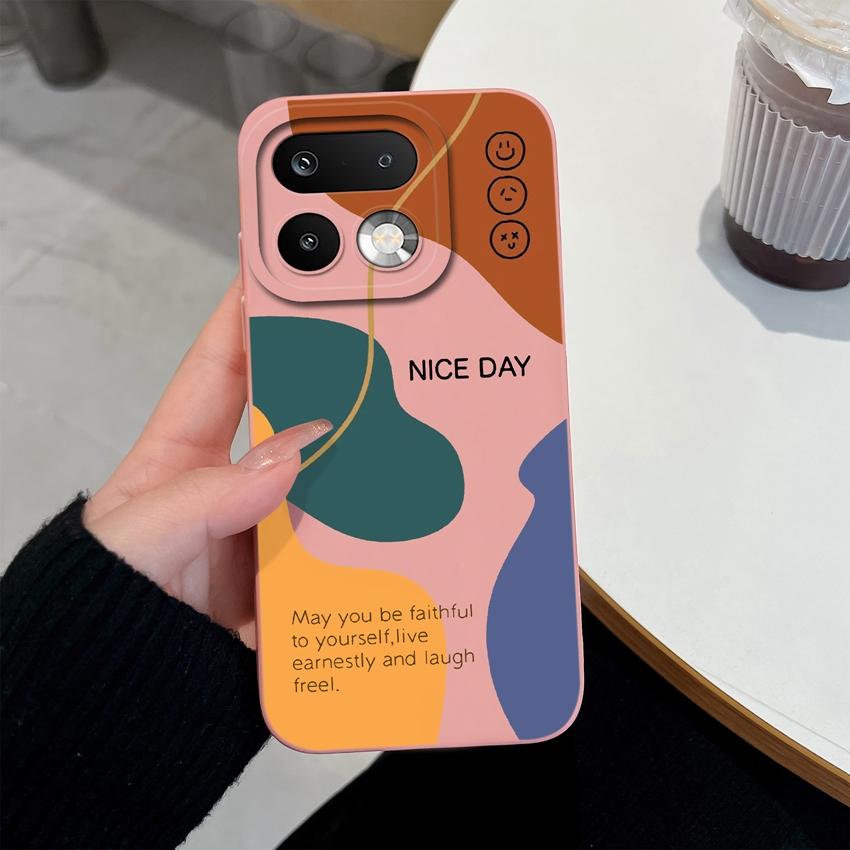 Для OPPO Realme 16 14 15 Pro Plus C85 Pro OPPO A96 A95 A93 A92 A91 A77 A78 Чехол для телефона Абстрактное искусство Мягкий жидкий силикон Высококачественные ударопрочные чехлы