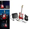 Имитация электрогитары Fender Stratocaster, набор строительных блоков, модель, детская игрушка для творческой игры «сделай сам»