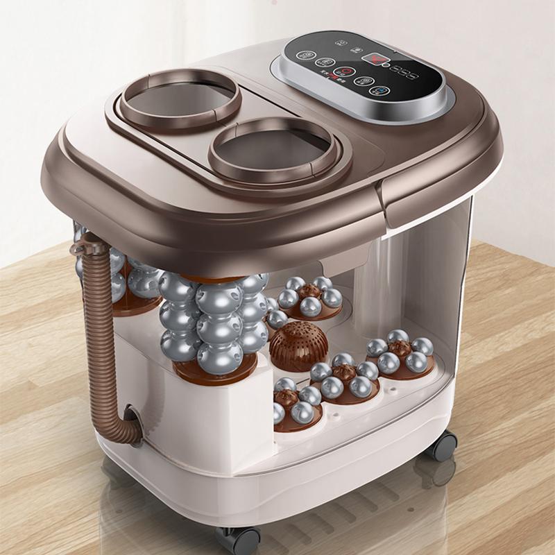 Electric Foot Spa Bath Massager 2 In 1 Foot and Calf Massage Foot Bath Heated Remote Controller Foot Massager 220V