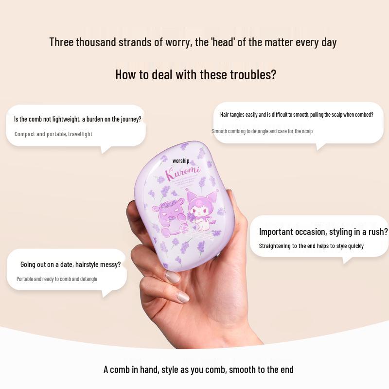 Tangle Teezer Компактный распутыватель Hello Kitty Global Journey