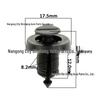 Renault Megane Plastic Bumper Clip Retainer (7703072360)