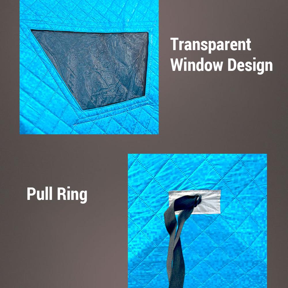 Палатка для зимней рыбалки на открытом воздухе, изолированная палатка для быстрой установки на 5-8 человек