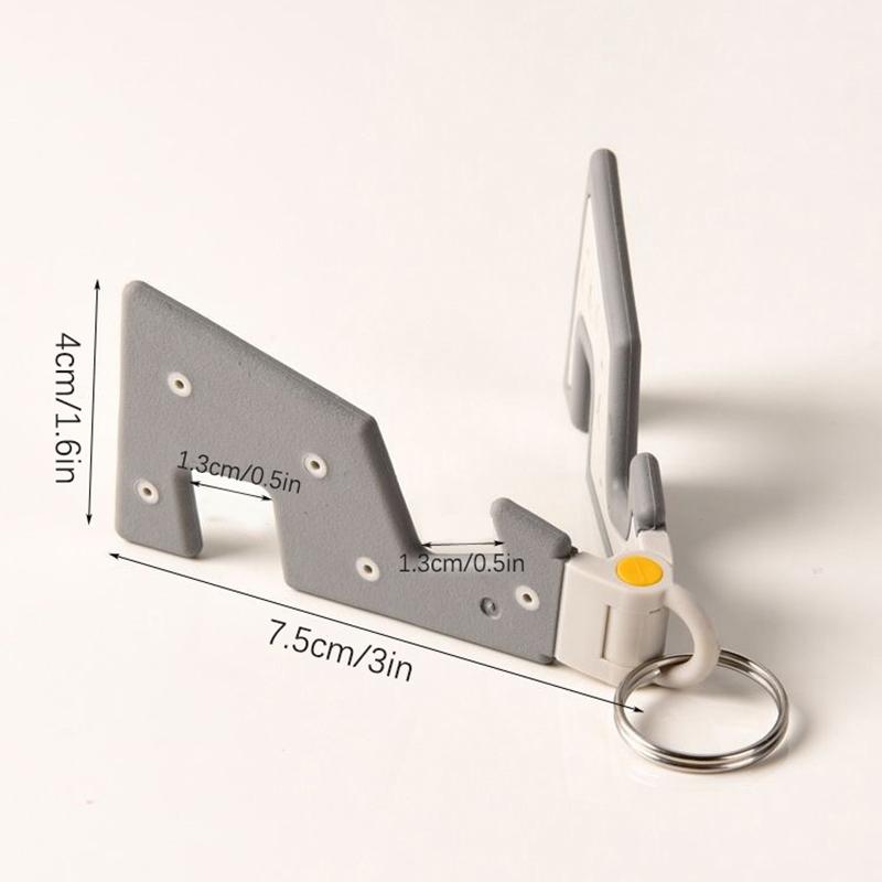 Портативный настольный держатель для телефона, брелок, стабильный, ультратонкий, складной, подставка для мобильного телефона, подставка для мобильного телефона, креативный брелок