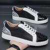 Latest Men's Fashionable Casual Rivet Board Shoes for Spring and Autumn Outdoor Sports Shoes Breathable and Comfortable Sneakers
