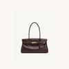 Genuine Leather Mini Top Handle Bag Women Crossbody Shoulder With Lock Square Shape Style 2025 Fall Collection