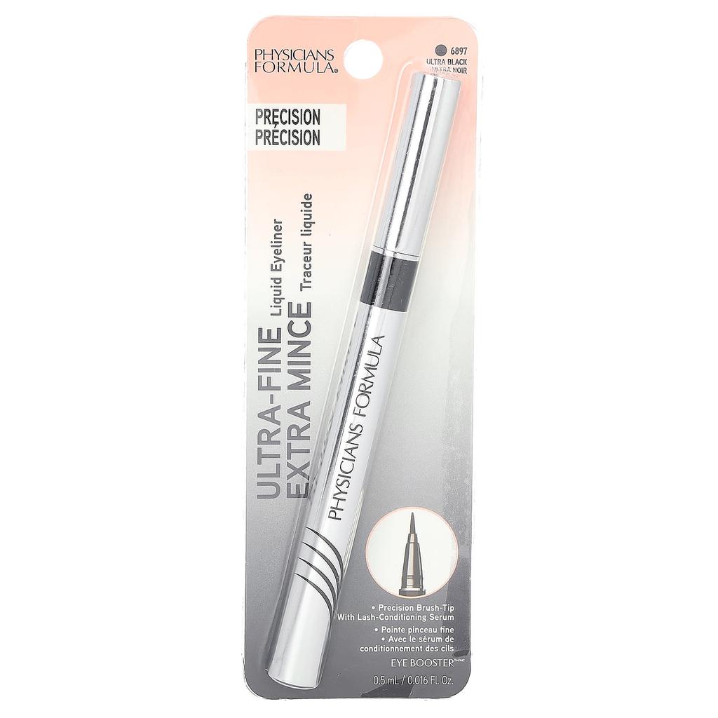 Eye Booster, Ultra Fine Liquid Eyeliner, 6897 Ultra Black, 0.5Ml(0.016Fl Oz)