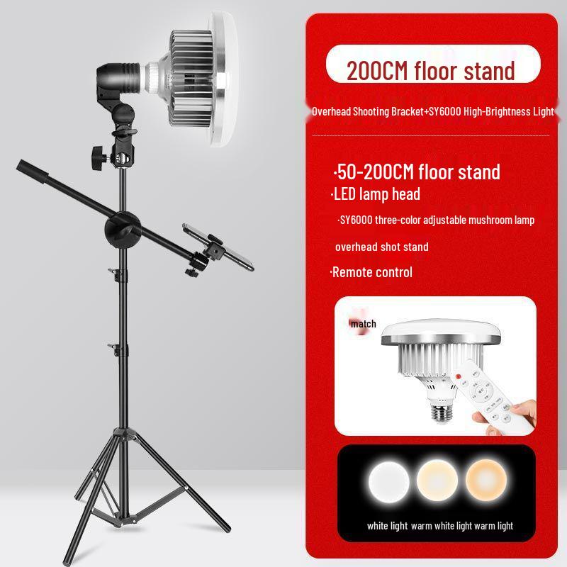 Профессиональная настольная стойка для освещения для фуд-фотографии для видео и прямых трансляций в помещении