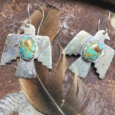 Роскошные ретро серьги-орлы ручной ковки из металла для женщин, серебристого цвета, подвесные металлические текстурированные серьги, ювелирные подарки