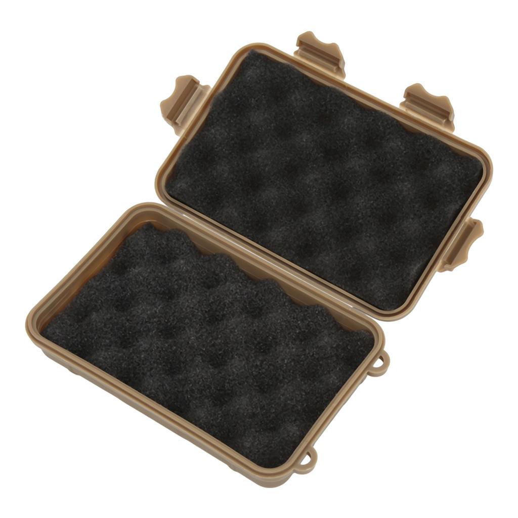 Wild Survival Storage Box High Strength Shockproof Waterproof Portable Camping Survival Kits for OutdoorBrown