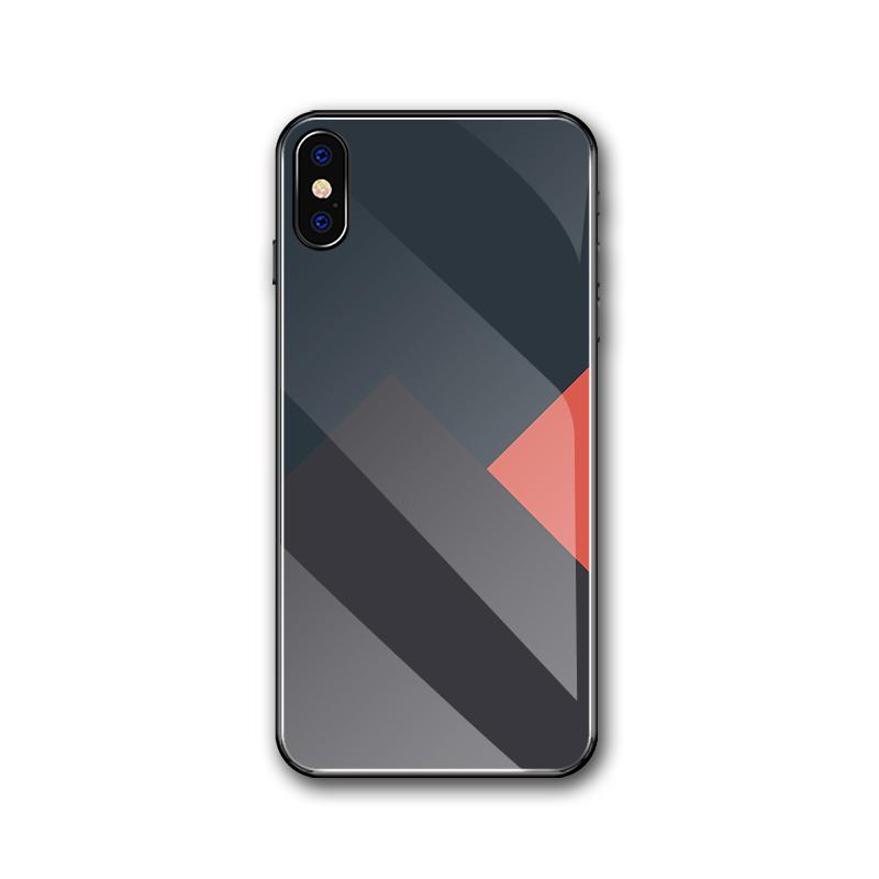 Чехол для iPhone 14 pro max, стеклянный чехол, простой стиль, цветной чехол для iPhone 6, 6s, 7, 8, 14 Plus, X, XS, Max, XR, 11, 12, 13, 14 pro max