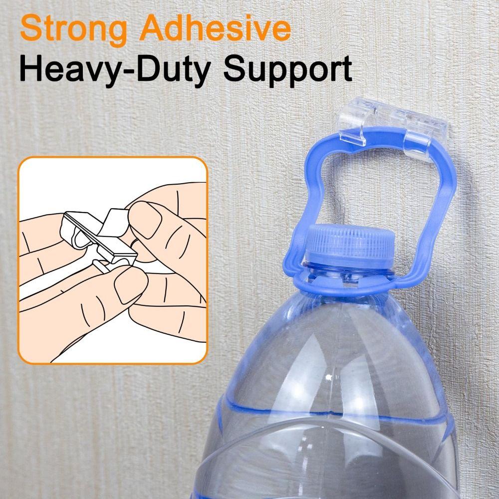 Plastic Material Cable Management Clips Self Adhesive Cord Holder Desktop Cable Arrangement